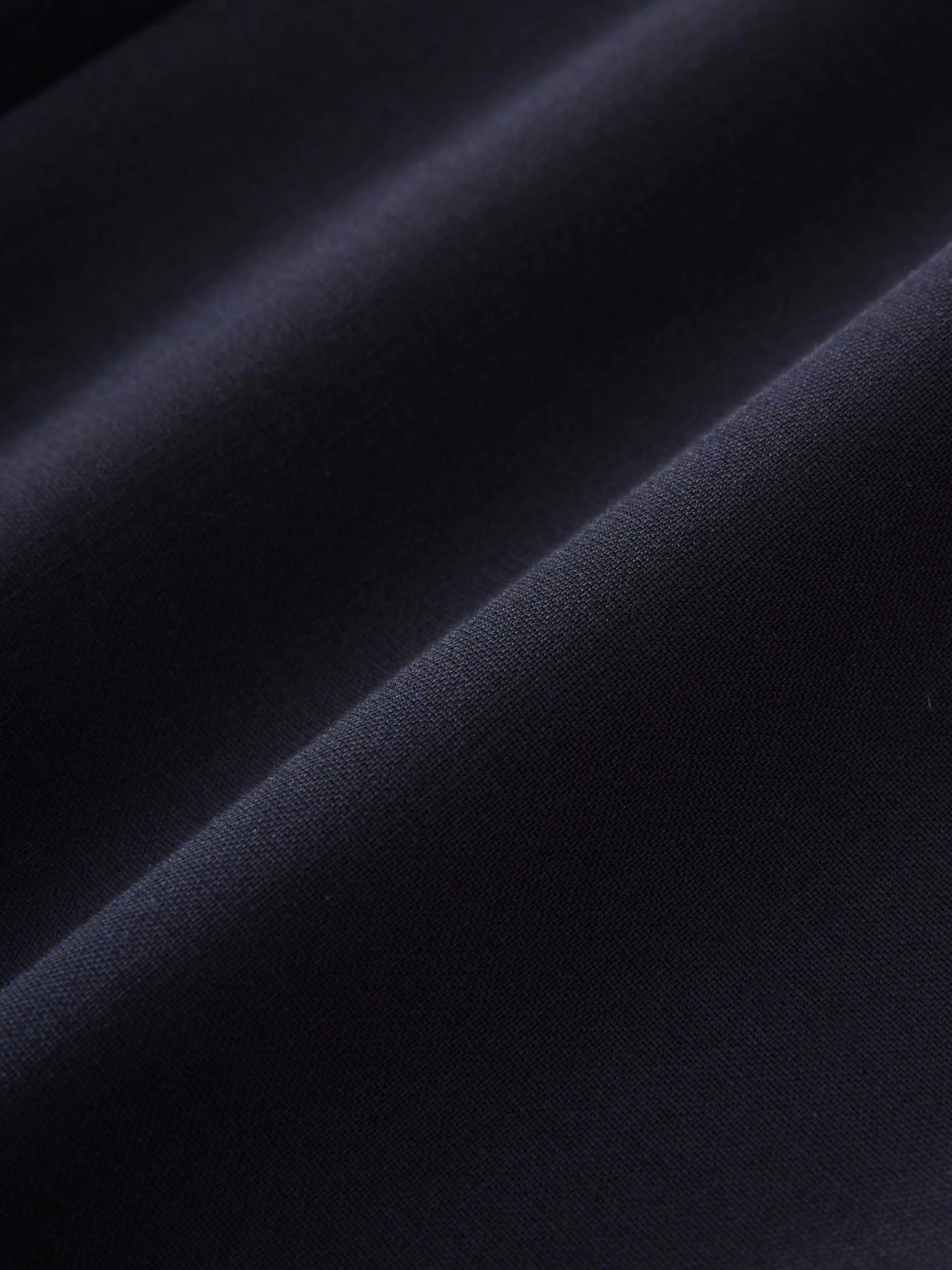 Acuna Tropical Wool Pant in Darkest Navy