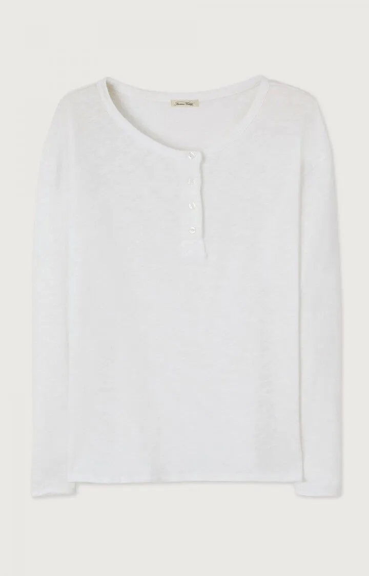 White American Vintage Sonoma Long Sleeve Henley Tee
