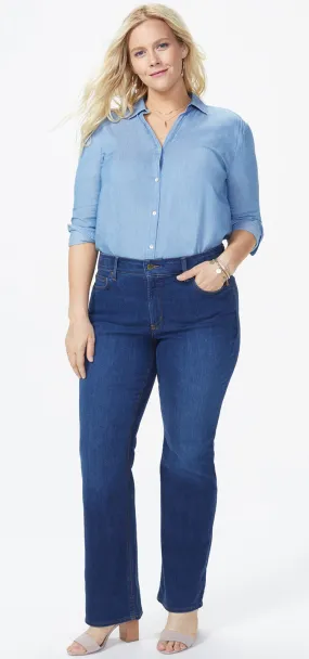 Barbara Bootcut Mediumblauw Premium Denim (Plus) | Quinn