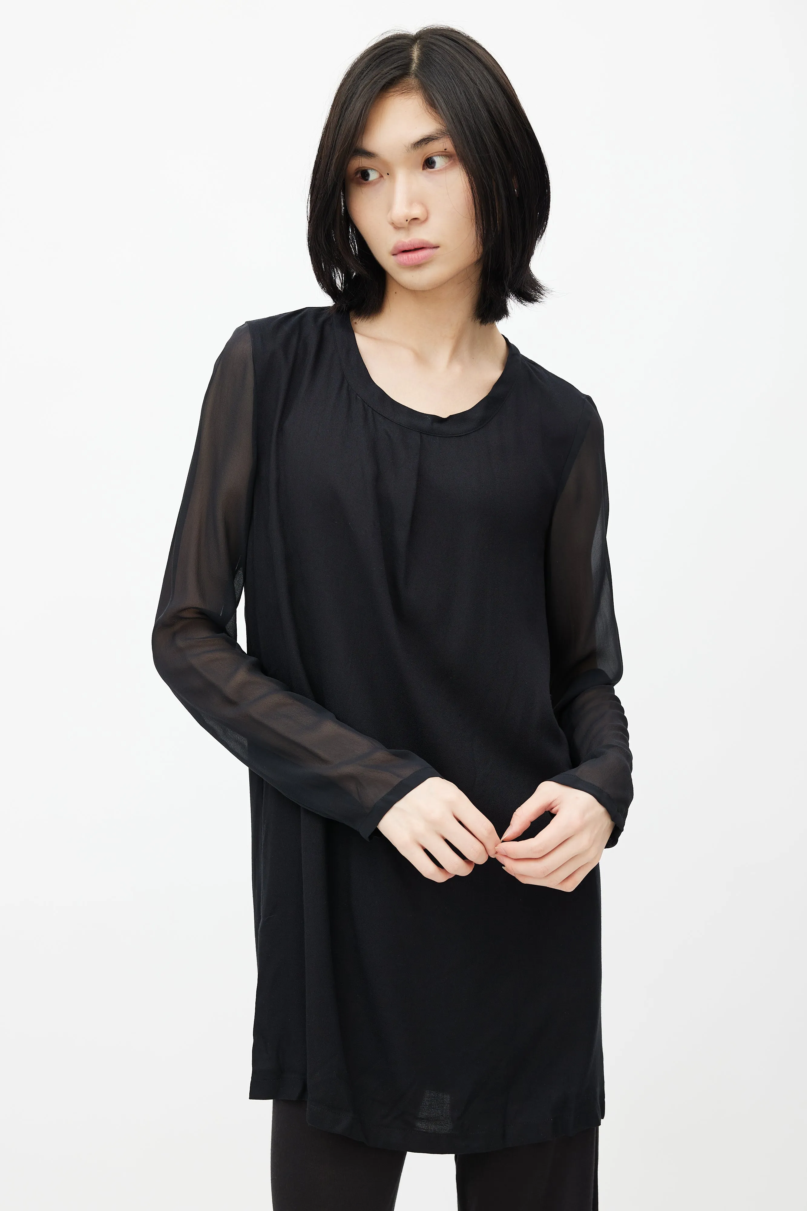 Black Long Sleeve Tunic