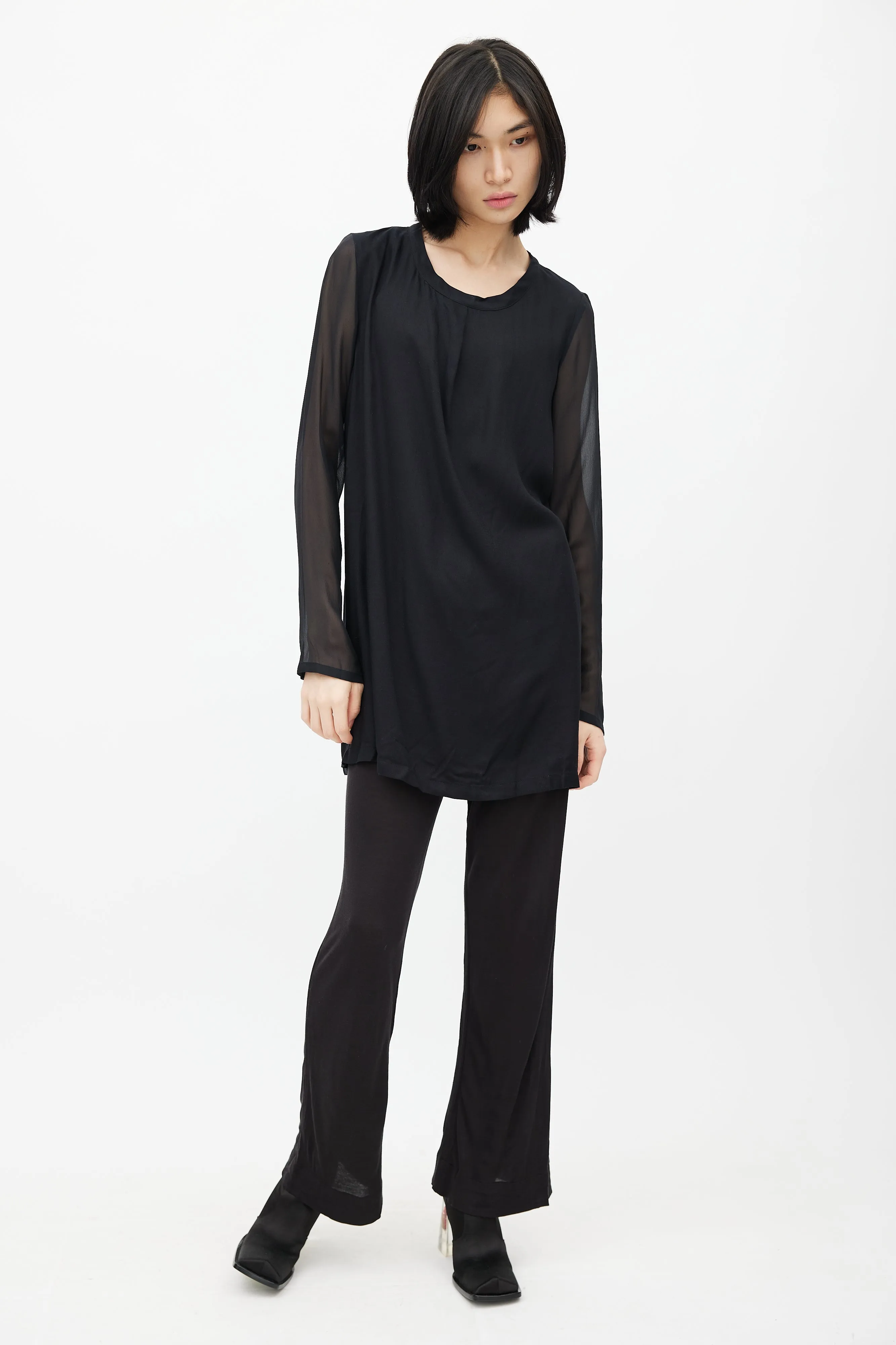 Black Long Sleeve Tunic