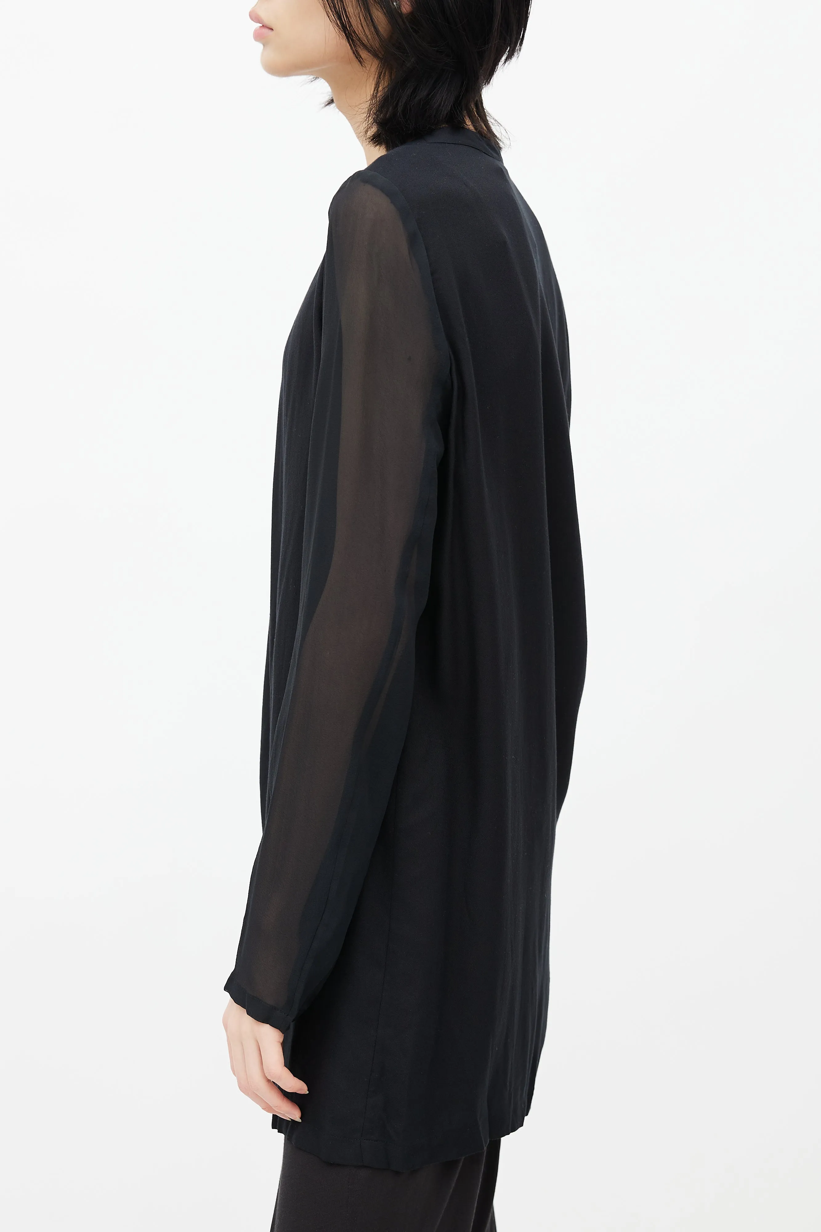 Black Long Sleeve Tunic