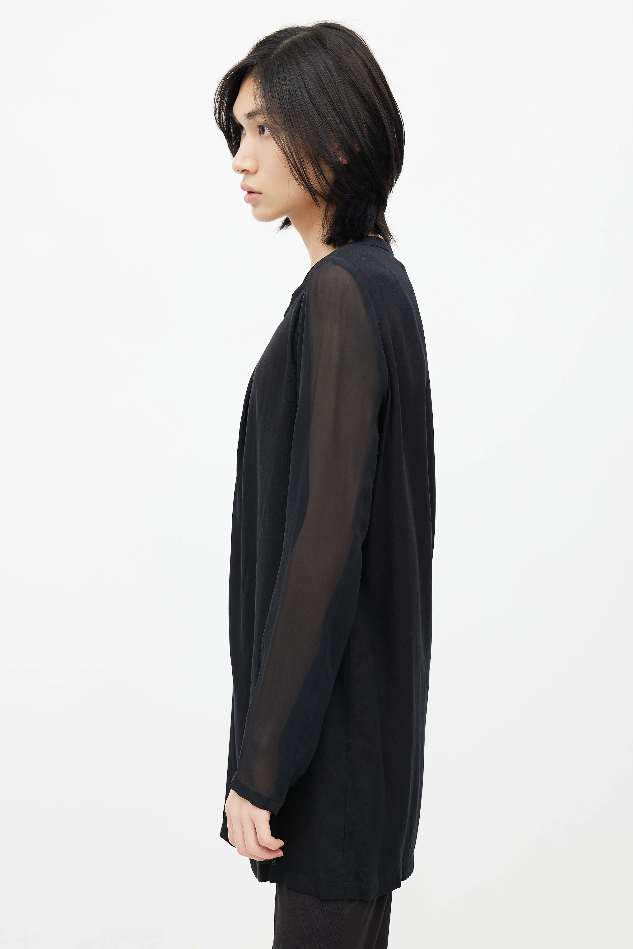Black Long Sleeve Tunic