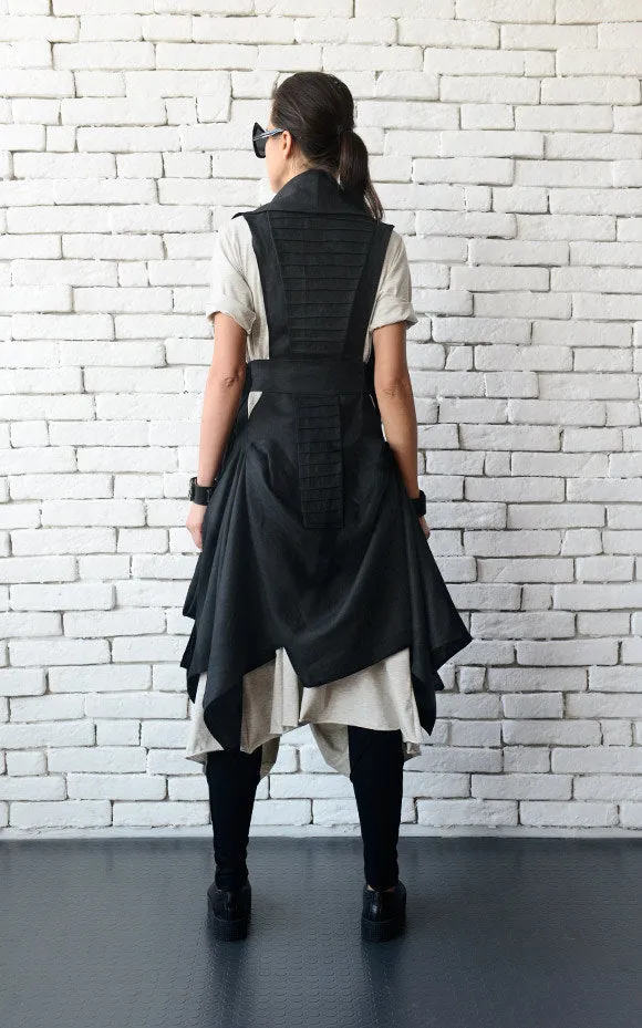 Black Loose Tunic Top