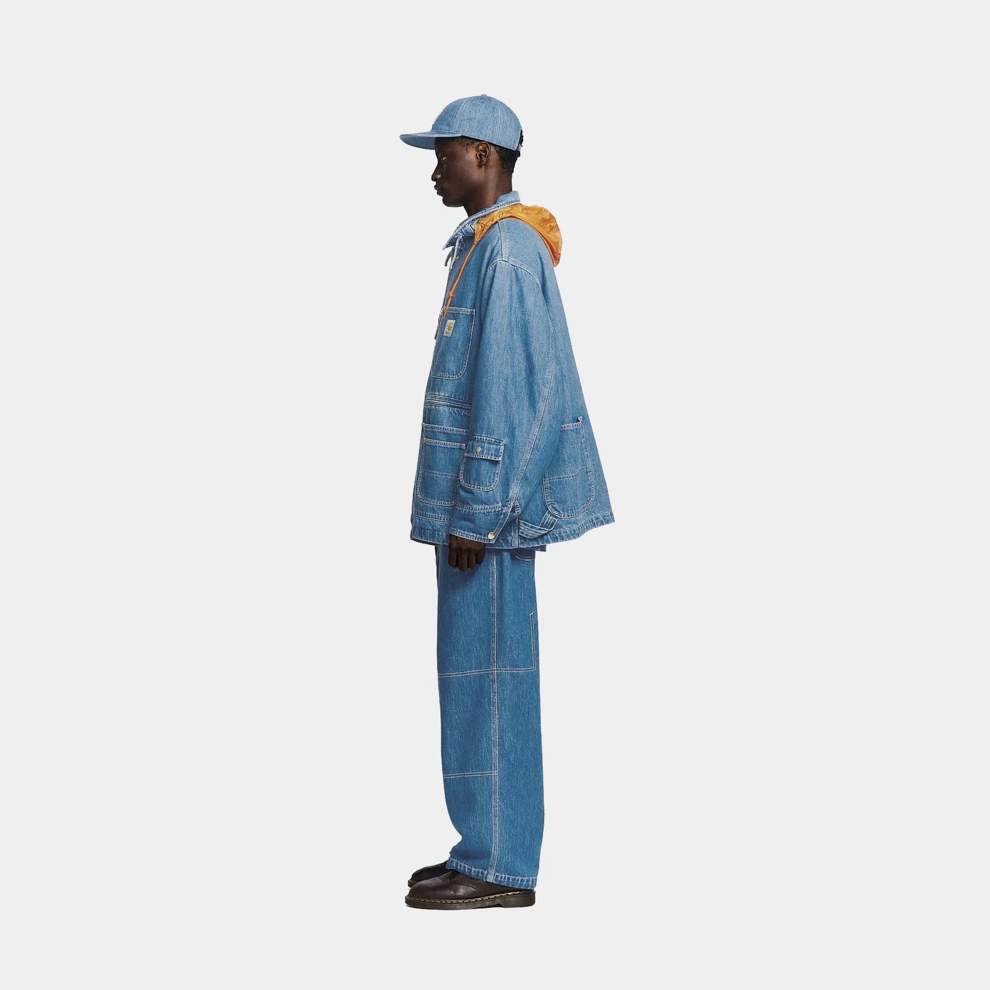 Carhartt WIP x INVINCIBLE Denim Chore Coat Max | Blue (stone washed)