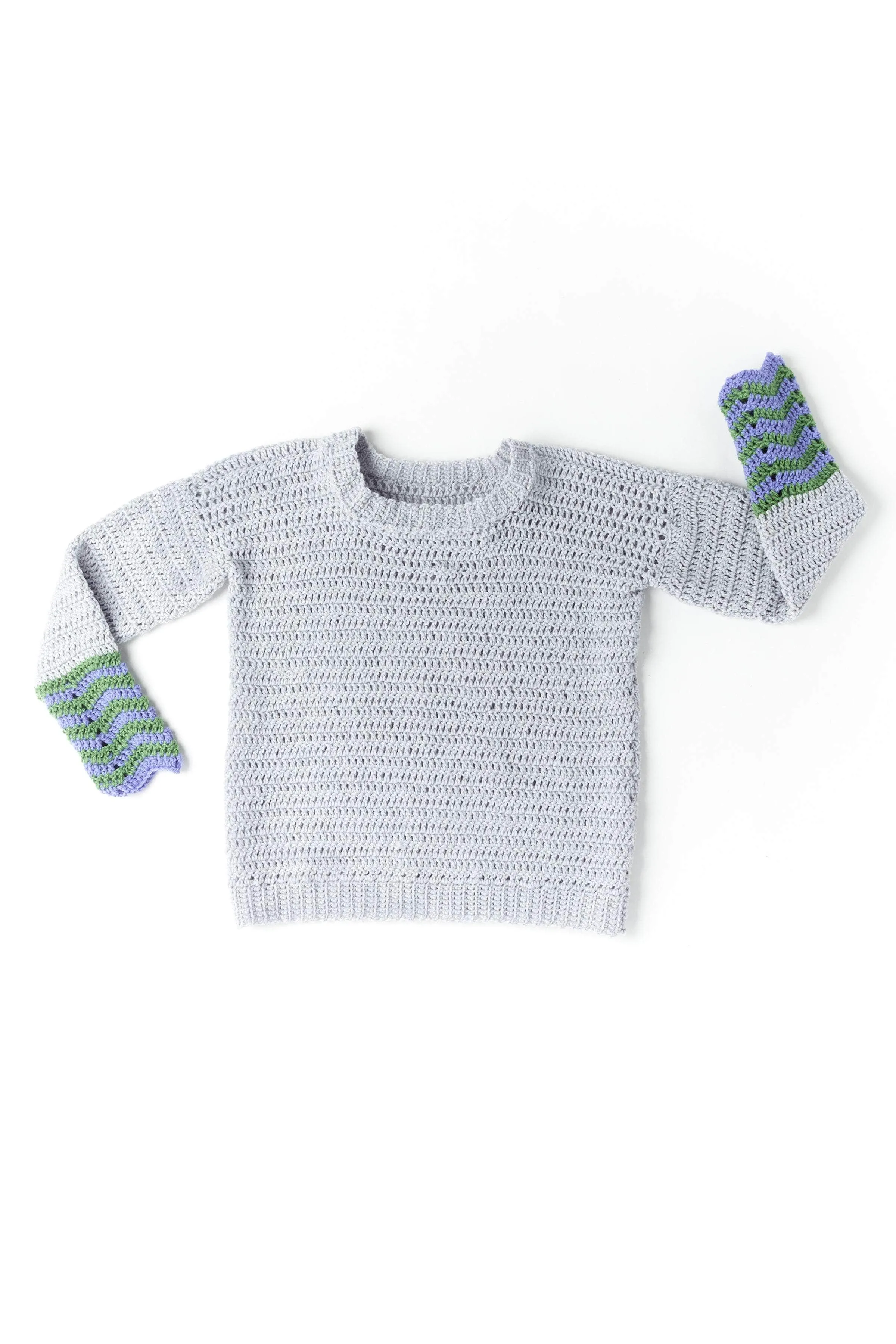 Chevron Cuff Pullover