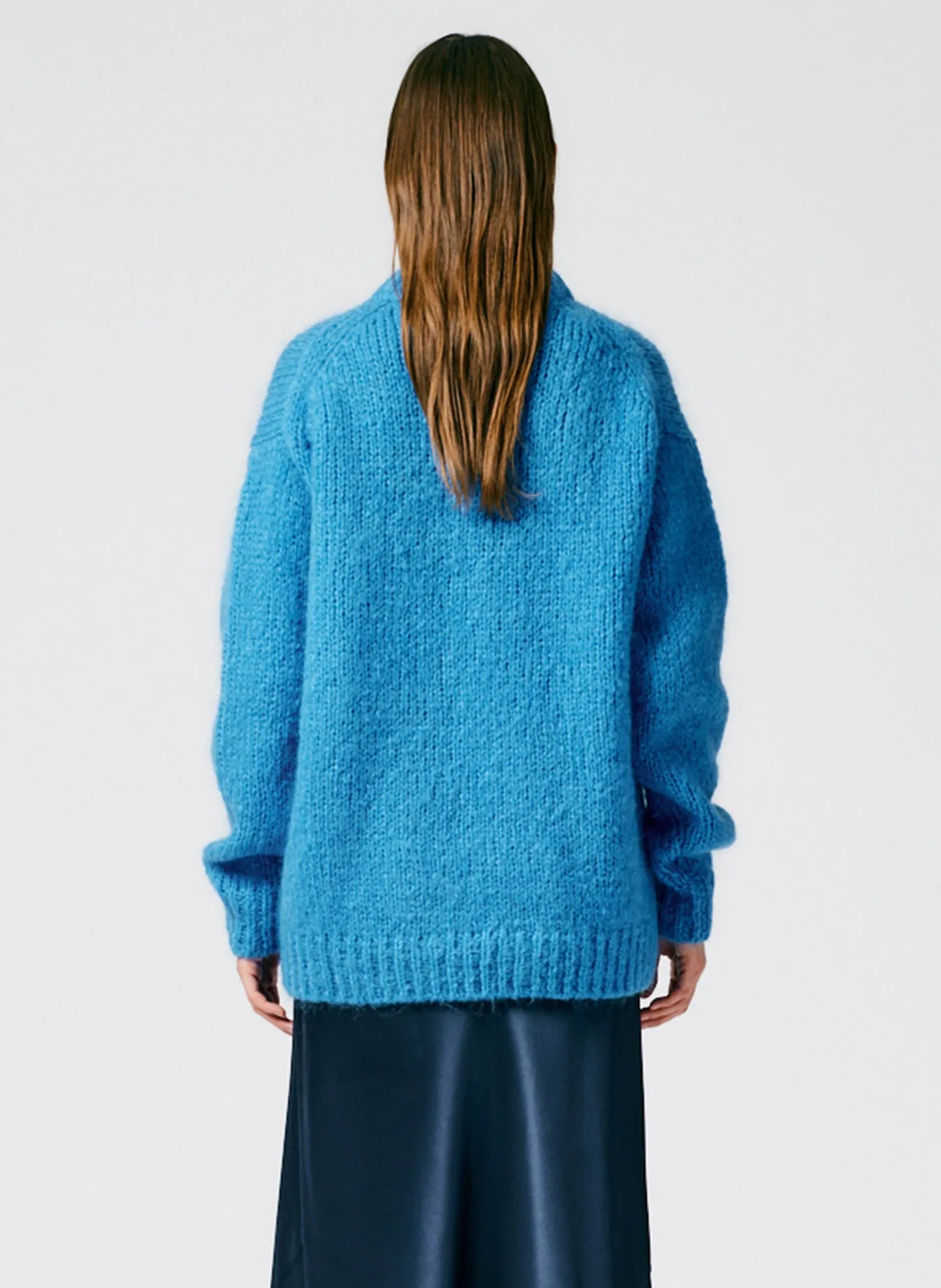 Claude Mohair Crewneck Easy Pullover