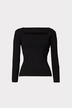 Cutout Front Top