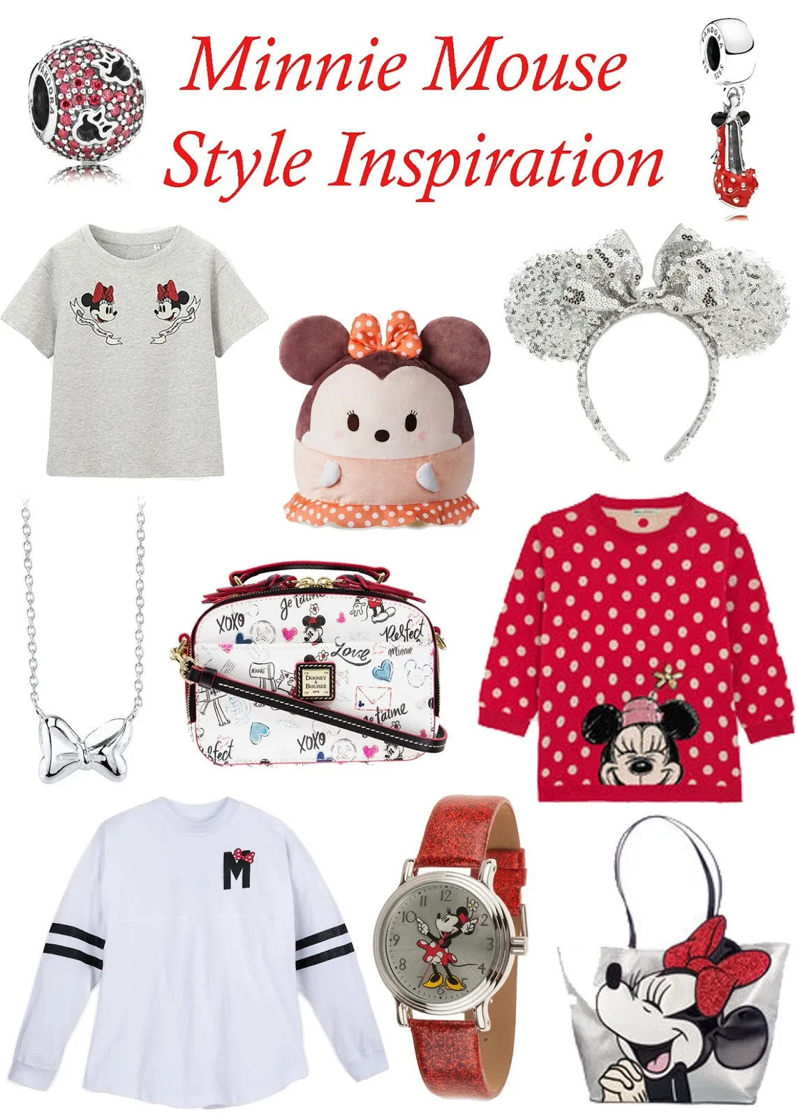 Disney Collection x Cath Kidston Button Spot  Minnie Mouse Polka Dot Jumper Sweater