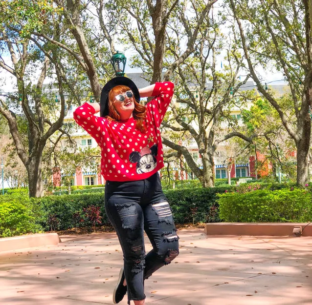Disney Collection x Cath Kidston Button Spot  Minnie Mouse Polka Dot Jumper Sweater