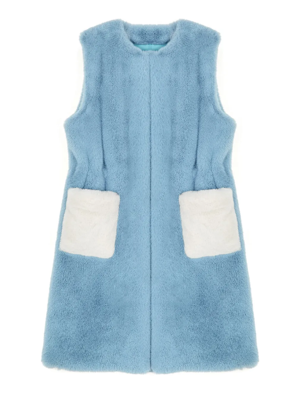 FAUX FUR CIEL VEST