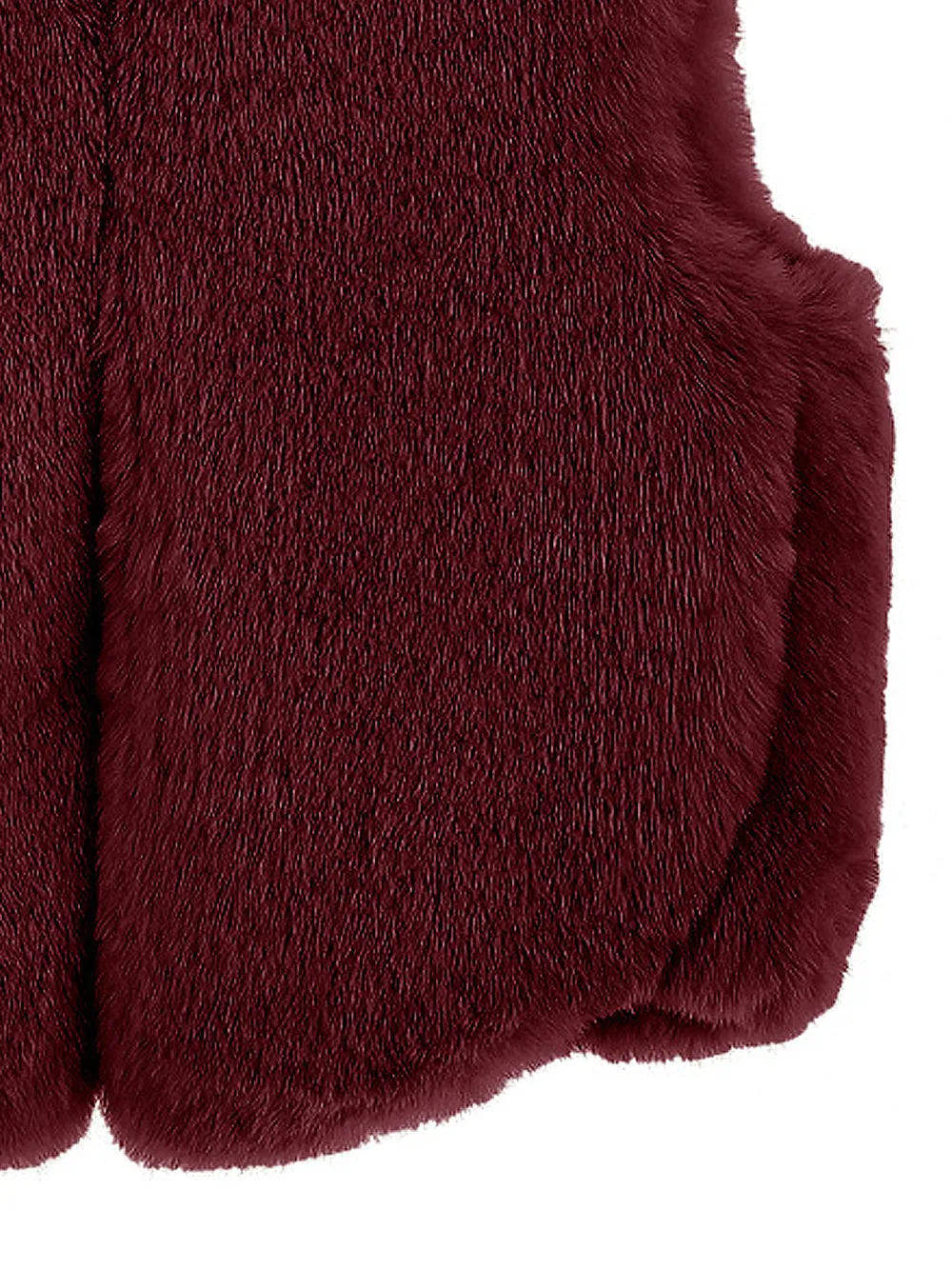 FAUX FUR MINI VEST