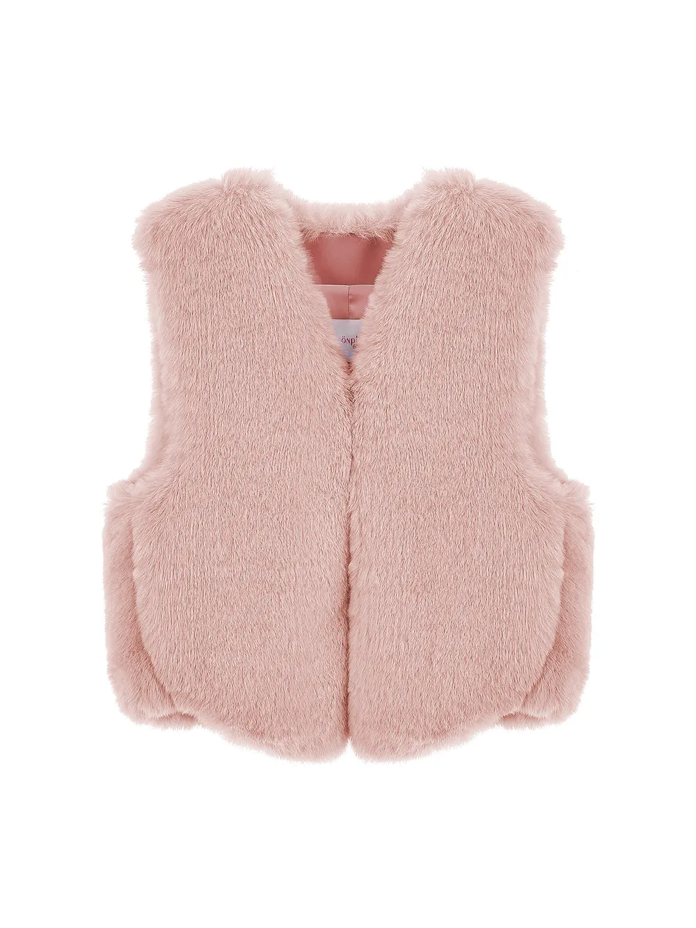 FAUX FUR MINI VEST