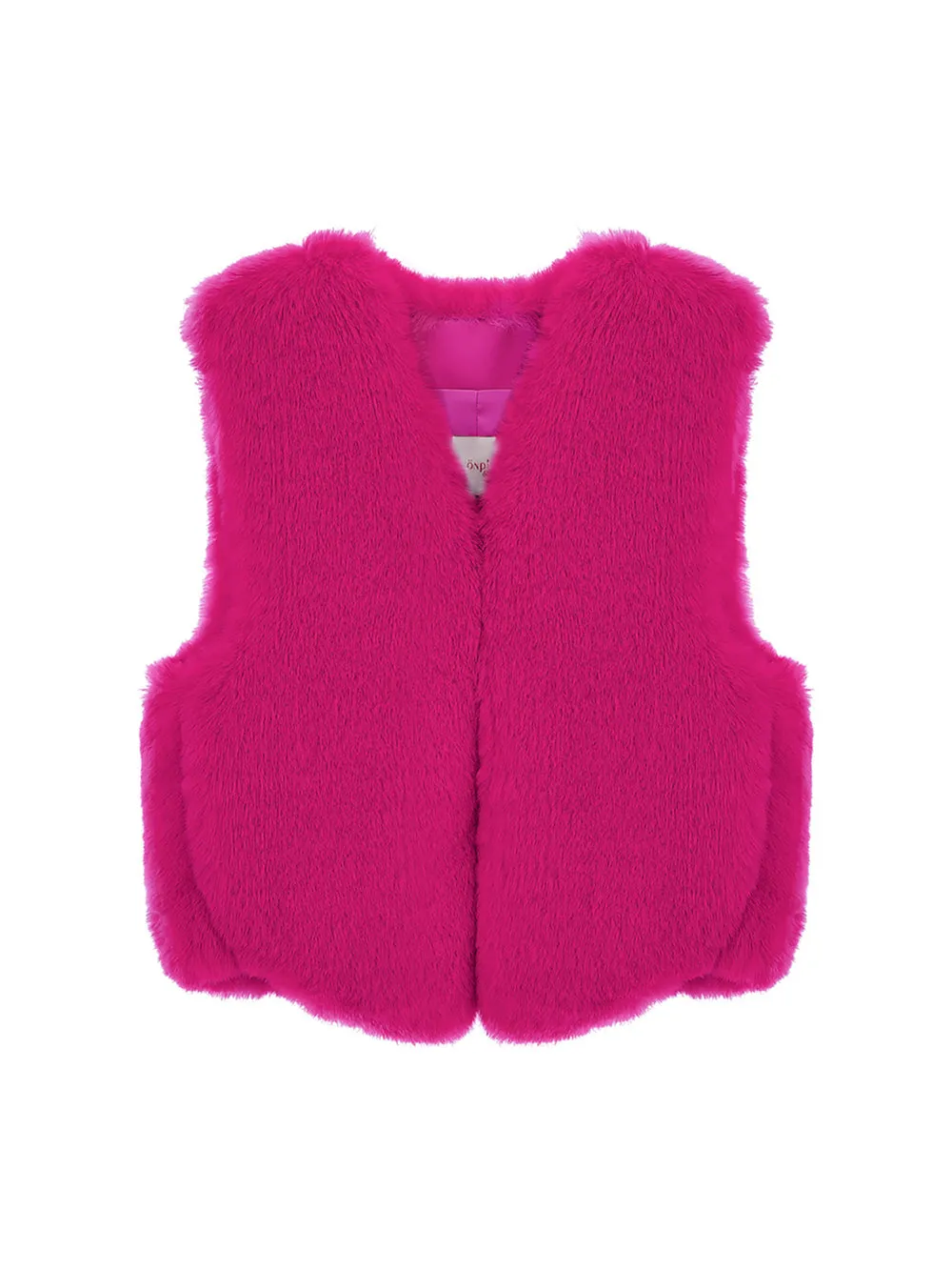 FAUX FUR MINI VEST