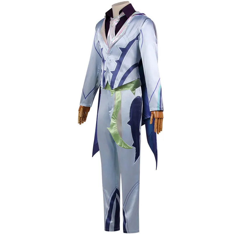 Game League Of Legends LOL Crystal Rose Akshan Cosplay Costume Halloween Costume