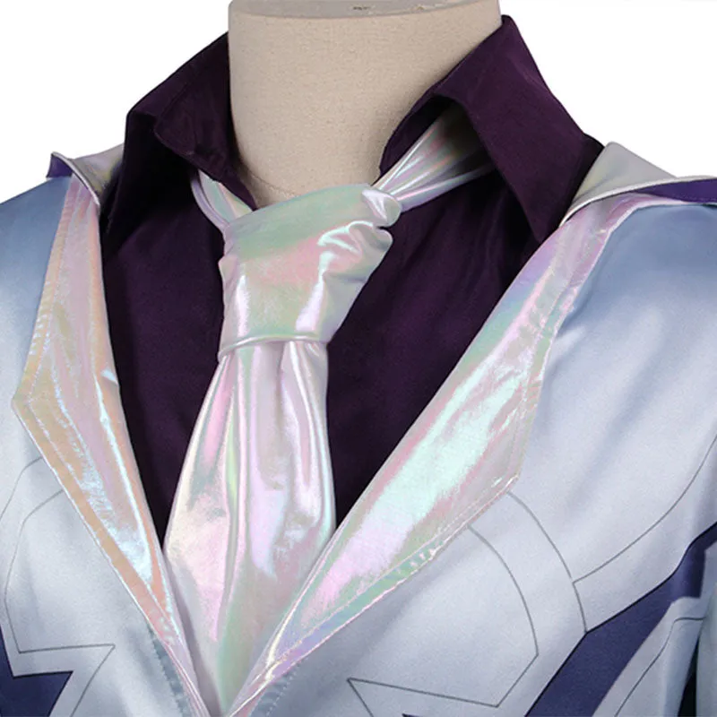 Game League Of Legends LOL Crystal Rose Akshan Cosplay Costume Halloween Costume