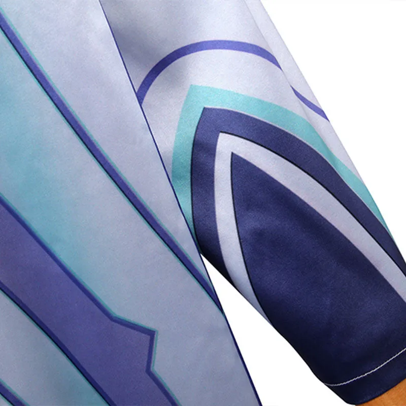 Game League Of Legends LOL Crystal Rose Akshan Cosplay Costume Halloween Costume