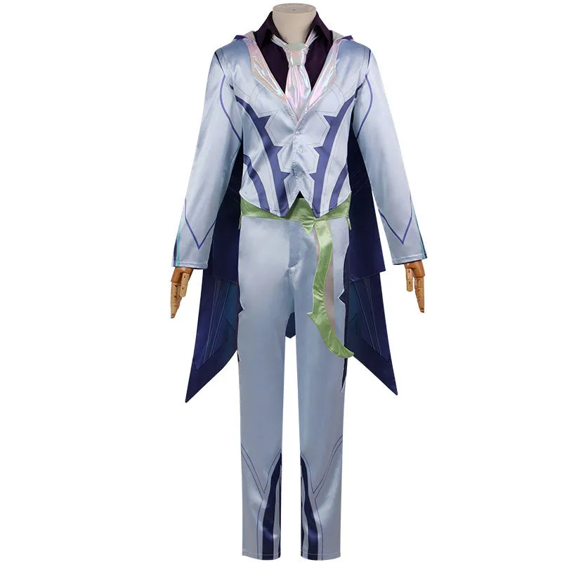 Game League Of Legends LOL Crystal Rose Akshan Cosplay Costume Halloween Costume