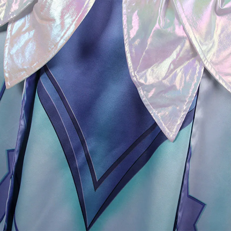 Game League Of Legends LOL Crystal Rose Akshan Cosplay Costume Halloween Costume