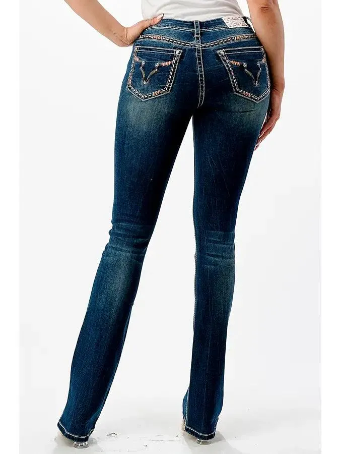 Grace in LA Bullhead Easy Bootcut Jeans 36