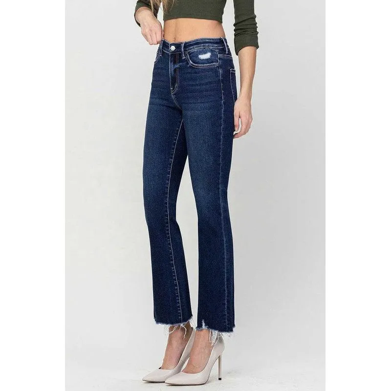 High Rise Ankle Bootcut