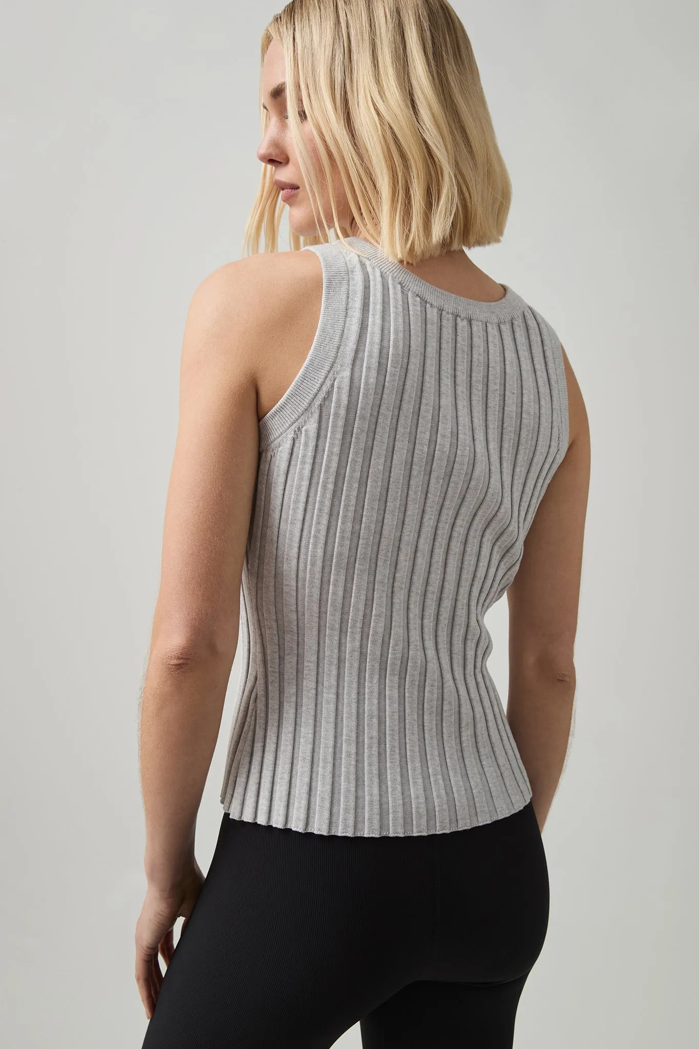 Hydra Logo Knit Ribbed Top