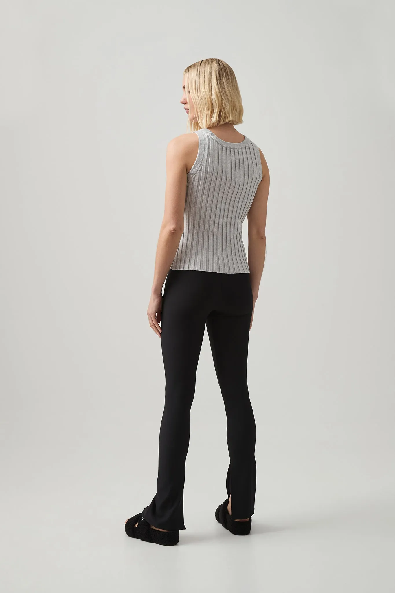 Hydra Logo Knit Ribbed Top