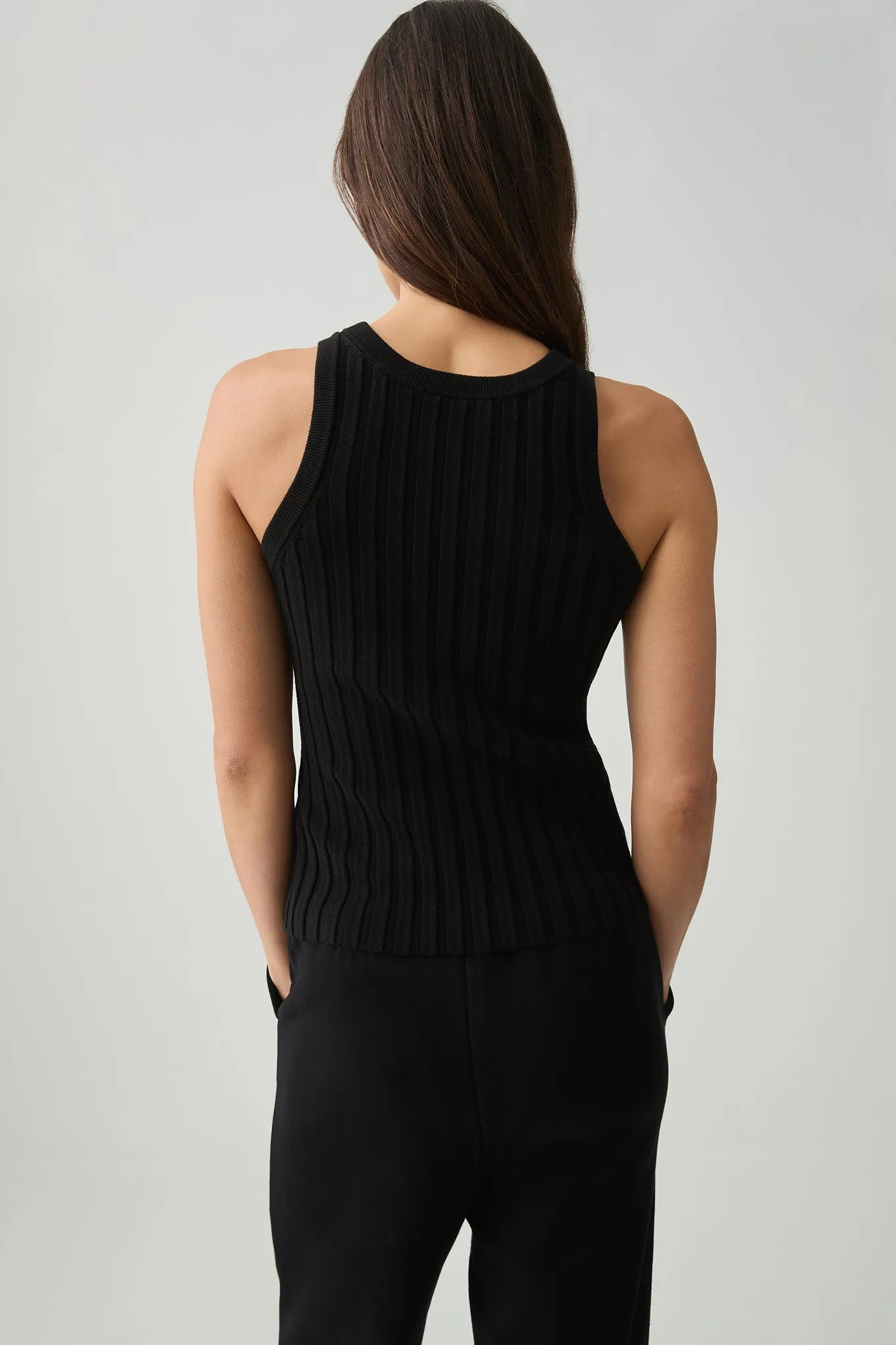 Hydra Logo Knit Ribbed Top