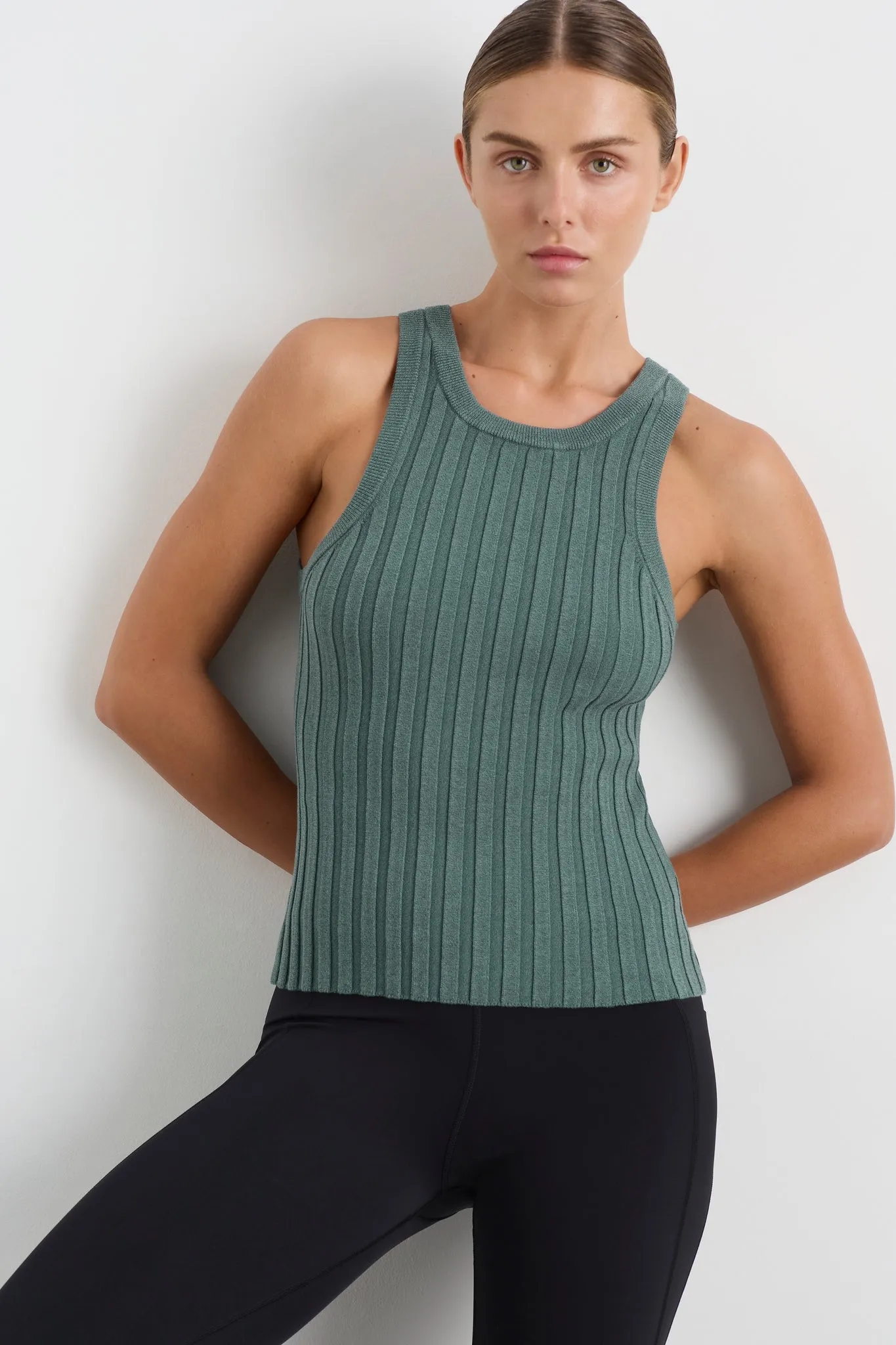 Hydra Racer Knit Ribbed Top