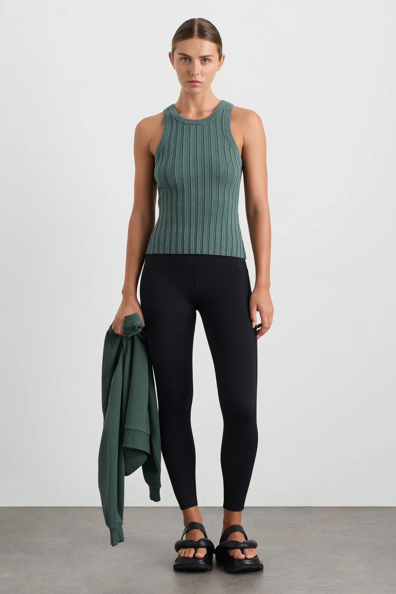 Hydra Racer Knit Ribbed Top