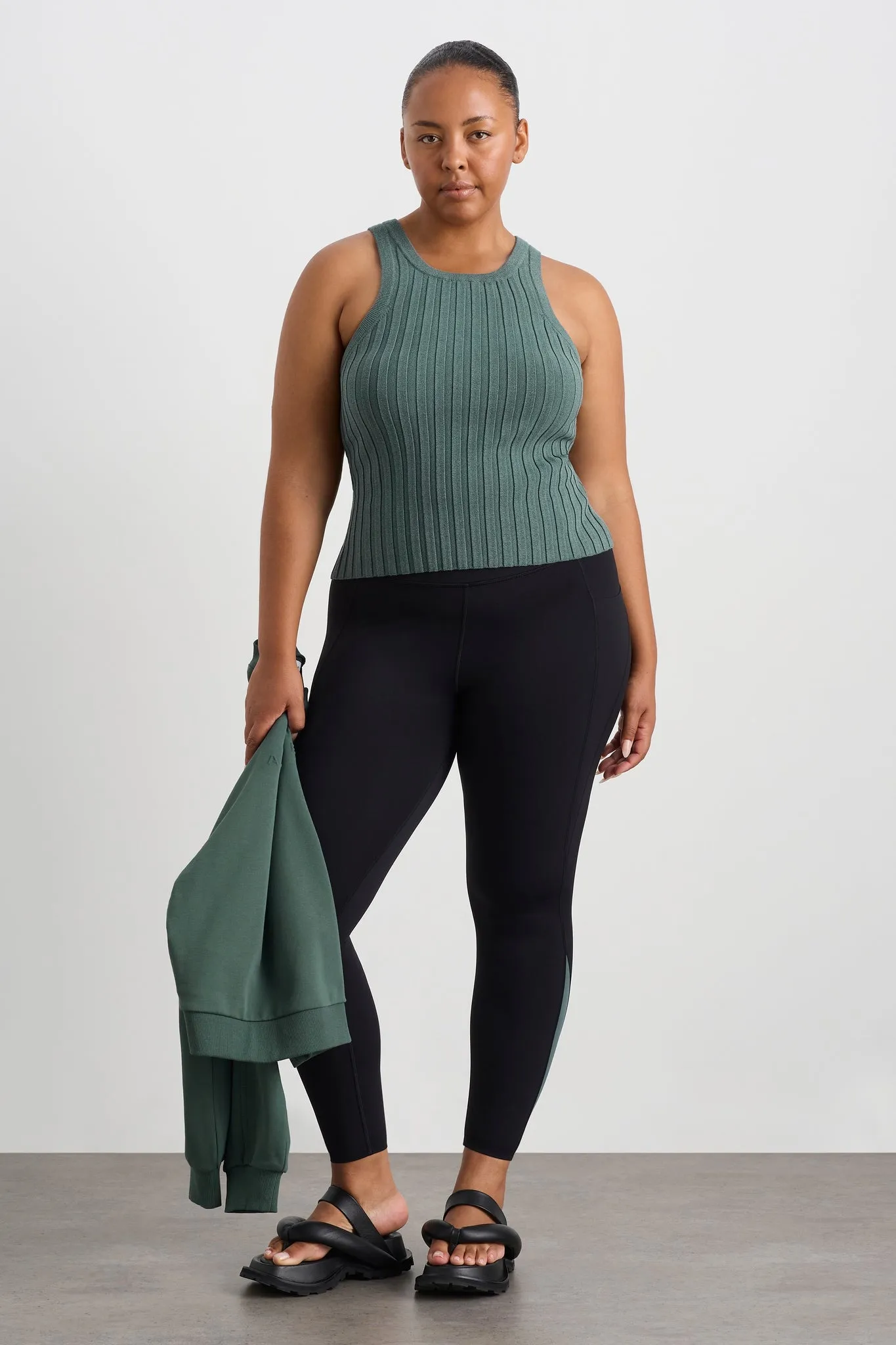 Hydra Racer Knit Ribbed Top