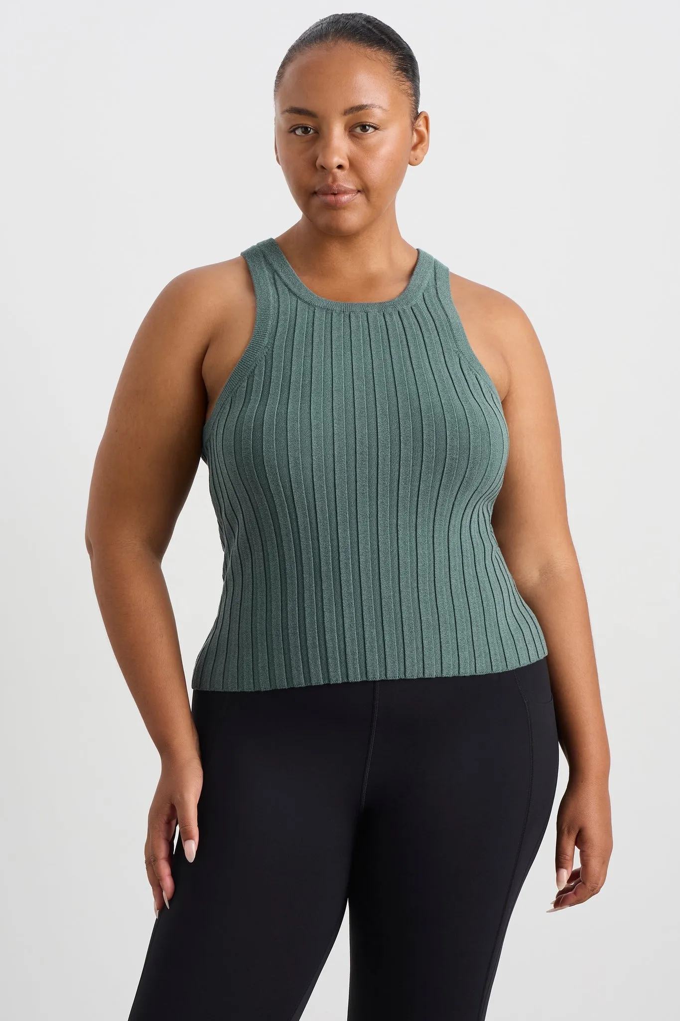 Hydra Racer Knit Ribbed Top