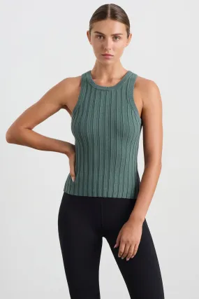 Hydra Racer Knit Ribbed Top