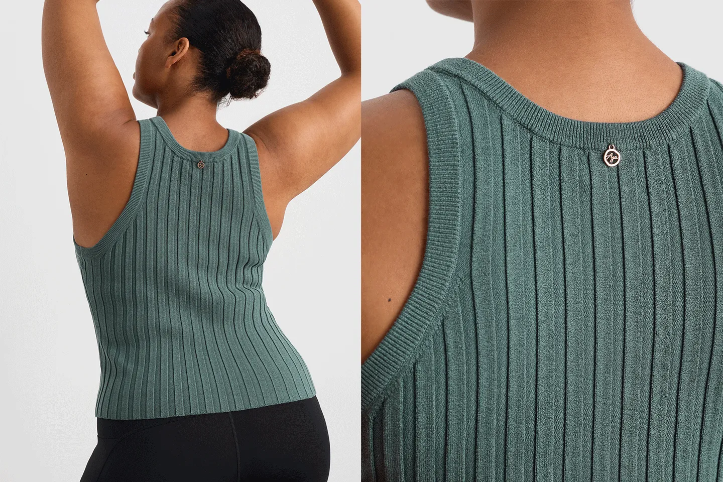 Hydra Racer Knit Ribbed Top
