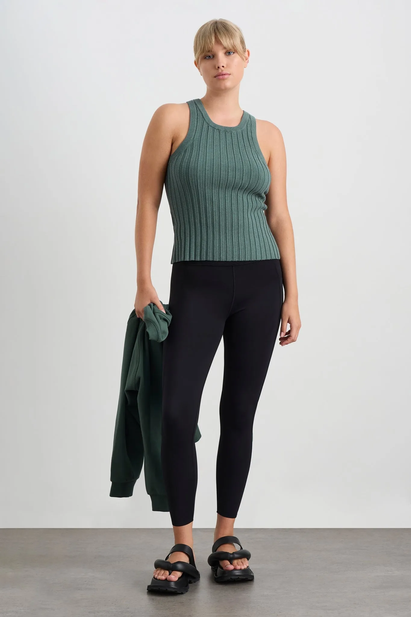 Hydra Racer Knit Ribbed Top
