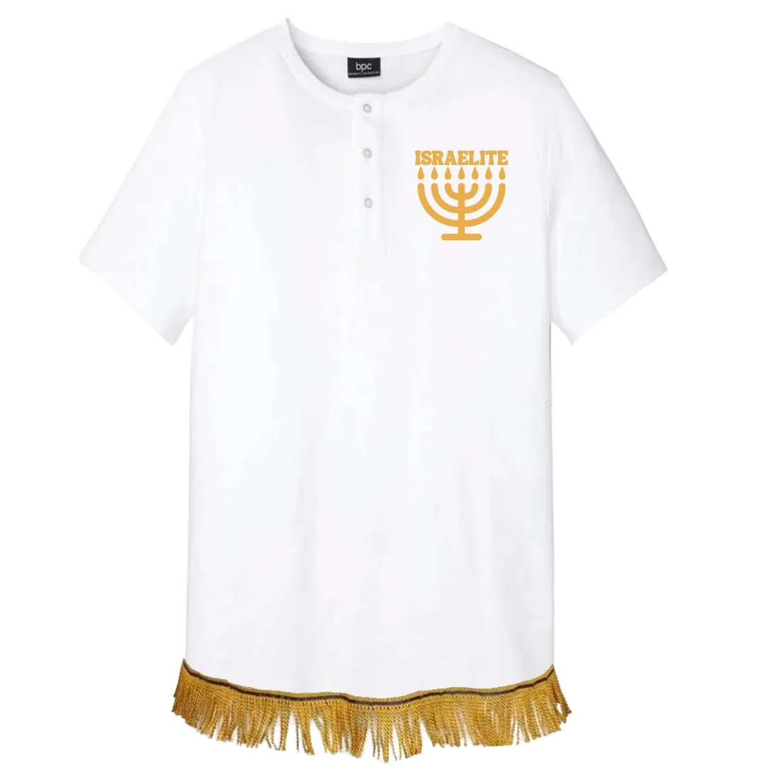 ISRAELITE Menorah Men's Henley T-Shirt