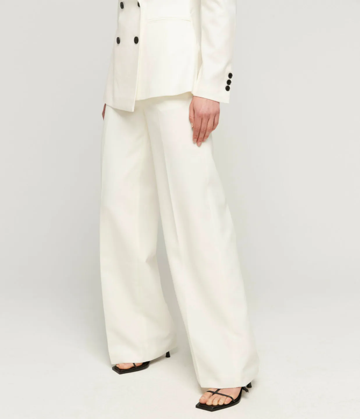 Josie Wide Leg Pants in Snow