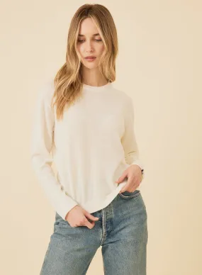 Laguna Merino Crewneck - Ivory