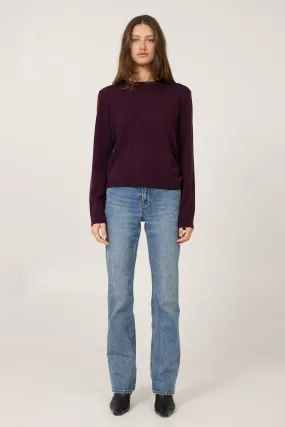 Laguna Merino Crewneck - Syrah