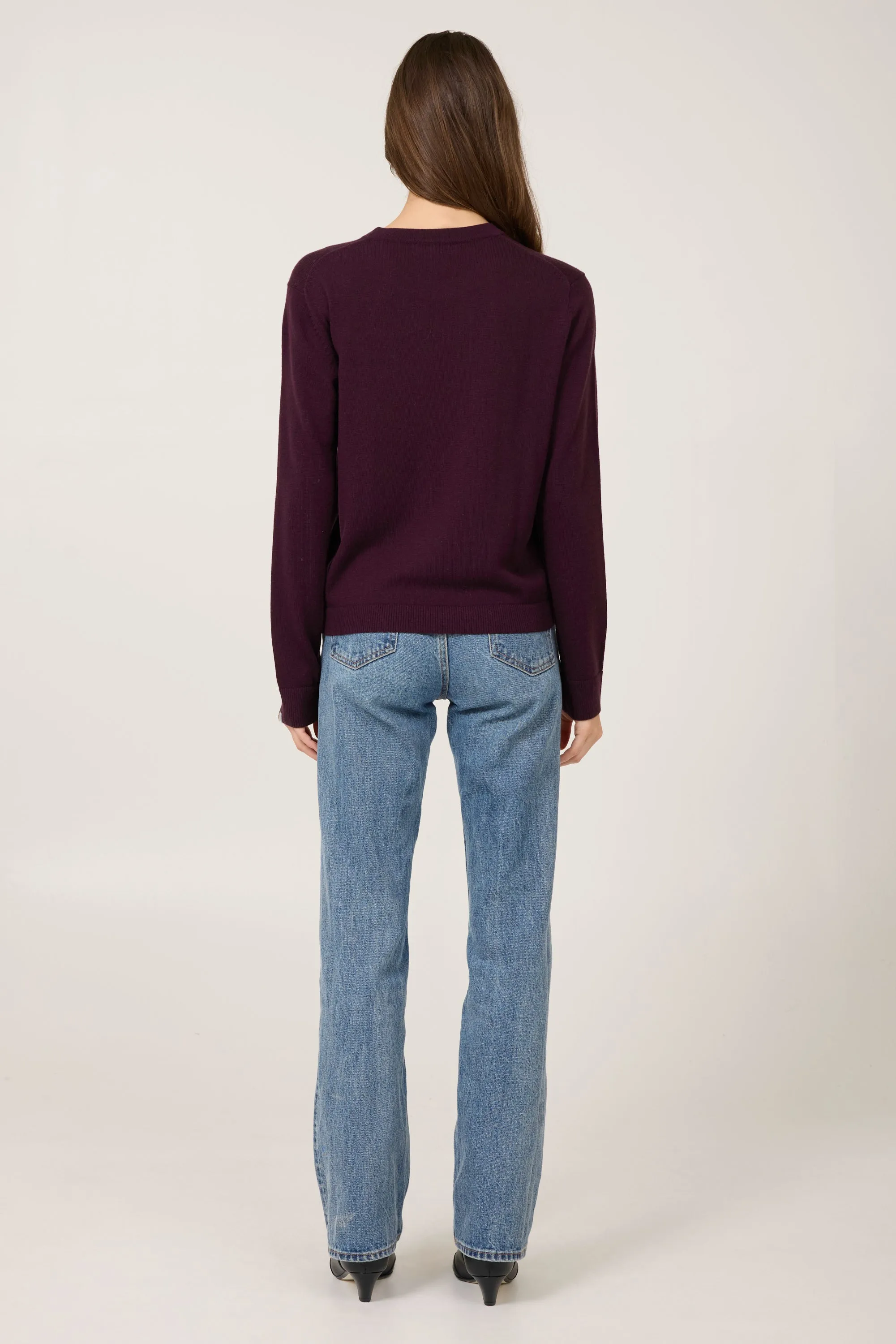 Laguna Merino Crewneck - Syrah