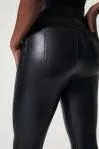 Leather Like Ankle Skinny Pant