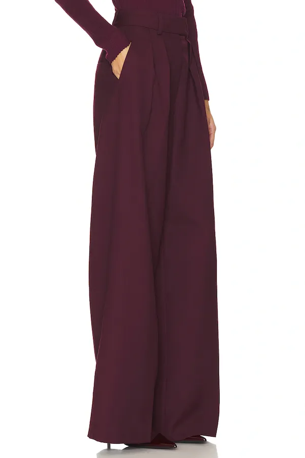 LOU TROUSER - BORDEAUX