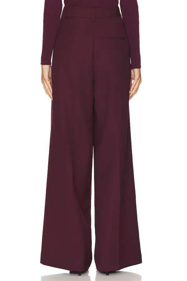 LOU TROUSER - BORDEAUX