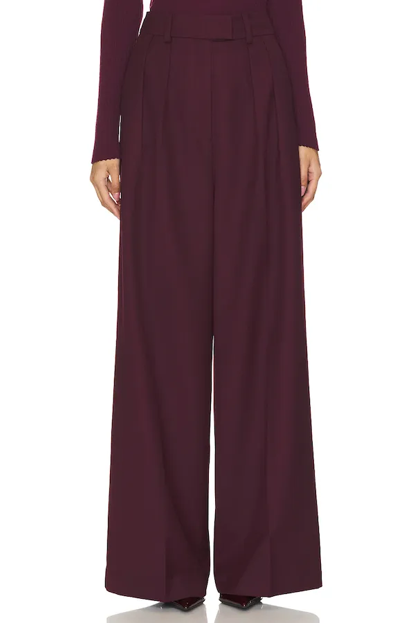 LOU TROUSER - BORDEAUX