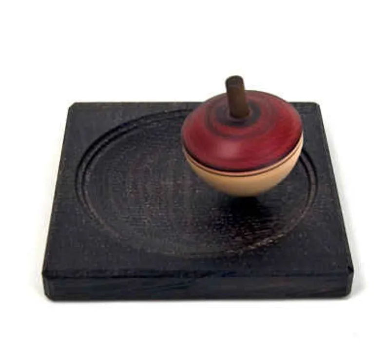 Mader Small Plate for Spinning Tops (Ebonized)
