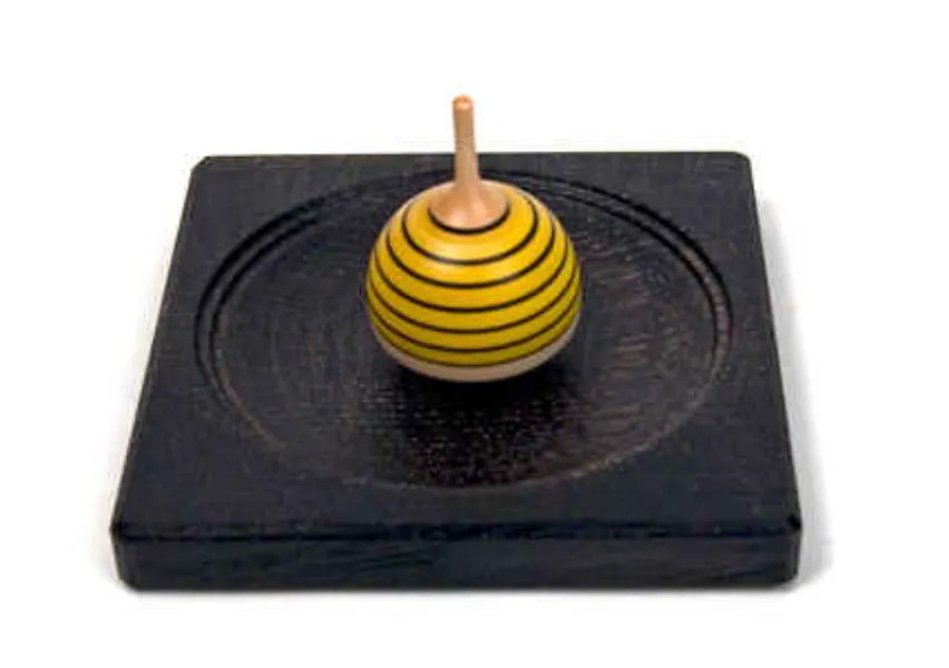 Mader Small Plate for Spinning Tops (Ebonized)