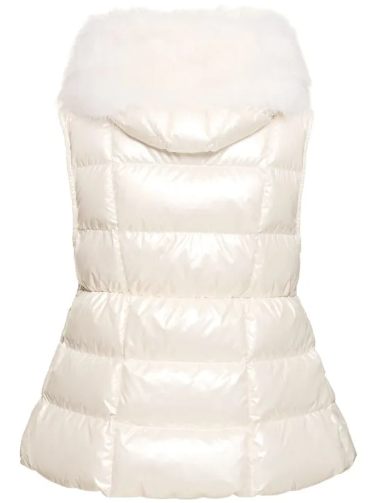 Moncler   Anse laminated nylon down vest 