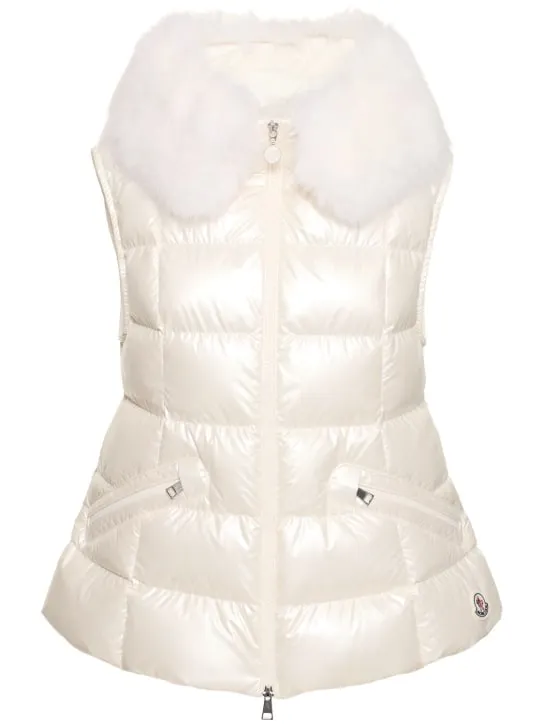 Moncler   Anse laminated nylon down vest 