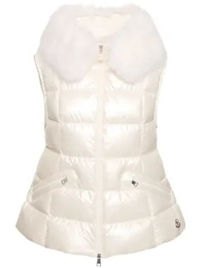 Moncler   Anse laminated nylon down vest 