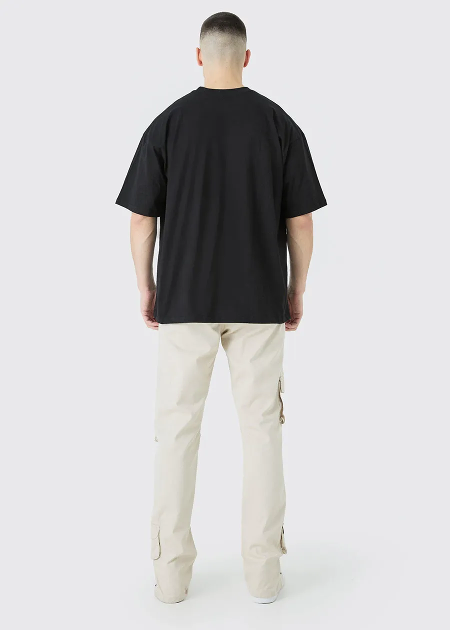 Music Star Cobain Men Oversized Printed T-Shirt